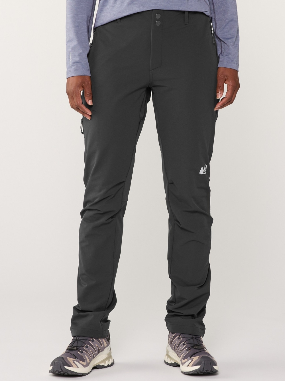 REI Women's Black Screenline Outdoor Hiking Trail Pants Size 8